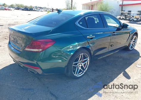 2021 Genesis G70 3.3T Awd из США, поврежденный, VIN KMTG34LE7MU074150